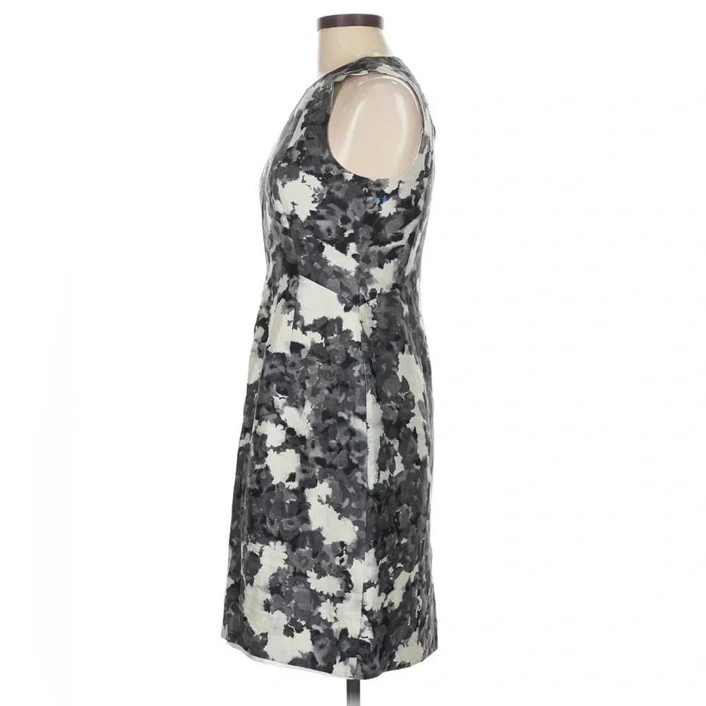Kate Spade “Leena” Ivory Black Floral Sleeveless Dress ~ Sz 6